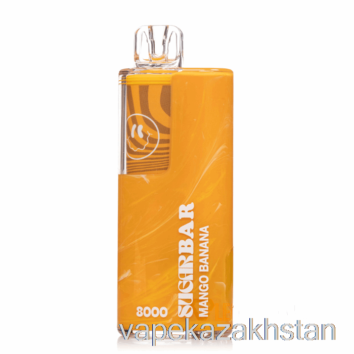 Vape Smoke Sugar Bar SB8000 0% Zero Nicotine Disposable Mango Banana